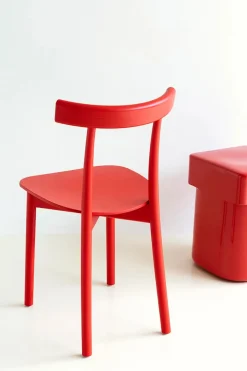 Nine Skinny wooden chair, ash/blue fra><noscript><img width=