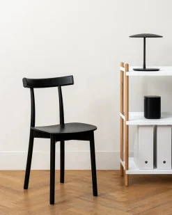 Nine Skinny wooden chair, ash/white fra><noscript><img width=