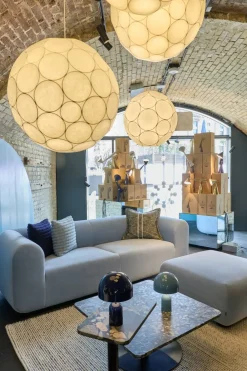 Tom Dixon Soft pendel, Ø60 hvid fra><noscript><img width=