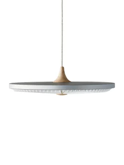 Le Klint Soleil pendel medium, røget eg, plast skærm fra><noscript><img width=
