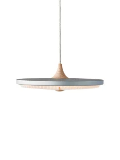 Le Klint Soleil pendel small, røget eg, plast skærm fra><noscript><img width=