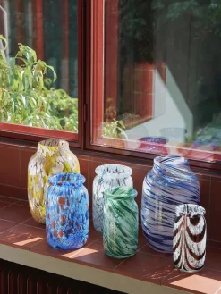 HAY Splash Vase, Roll Neck White Dot fra><noscript><img width=