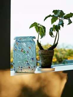 HAY Splash Vase Roll Neck X-Small, coffee and white fra><noscript><img width=