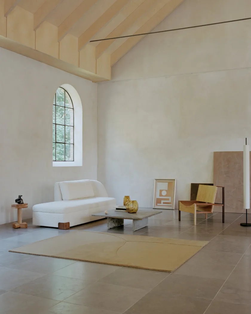 Linie Design Split Plains Tæppe, White fra> Gulvtæpper