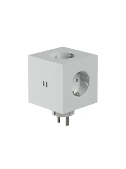 Avolt Square 2 Stikdåse med USB, sort fra><noscript><img width=