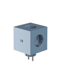 Avolt Square 2 Stikdåse med USB, sort fra><noscript><img width=