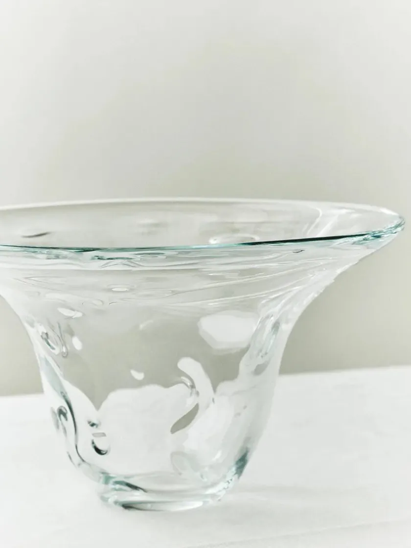 Louise Roe S.R. Vintage Bowl Deco Clear fra> Vaser