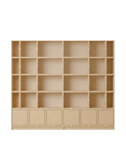 Muuto Stacked Storage System, bookcase 1 fra> Reolsystemer
