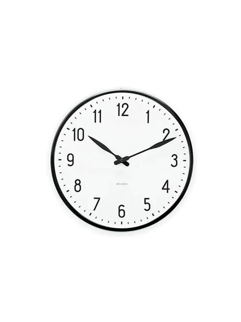 Arne Jacobsen Clocks Station vægur af Arne Jacobsen (Ø: 48)> Gaver Til Ham|Vægure