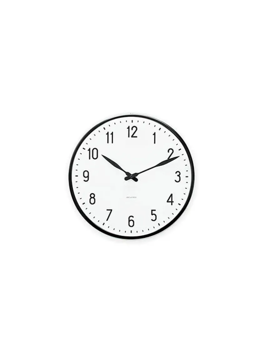 Arne Jacobsen Clocks Station vægur af Arne Jacobsen (Ø: 21)> Gaver Til Ham|Vægure