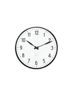 Arne Jacobsen Clocks Station vægur af Arne Jacobsen (Ø: 16)><noscript><img width=