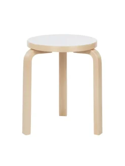 Artek Stool 60, walnut stained fra><noscript><img width=