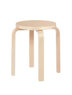 Artek Stool E60, honey stained birk fra><noscript><img width=