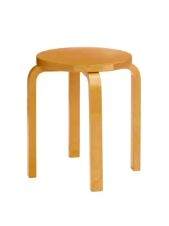 Artek Stool E60, walnut stained fra><noscript><img width=