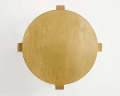 Artek Stool E60, walnut stained fra><noscript><img width=