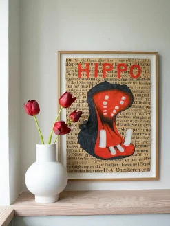 raawii Strøm Vase, vibrant orange fra><noscript><img width=