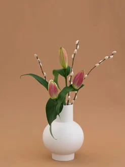 raawii Strøm Vase, vibrant orange fra><noscript><img width=