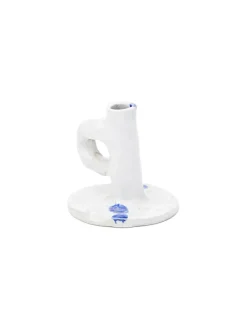 NIKO JUNE Studio Candlestick, white fra> Lysestager