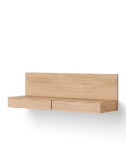 New Works Tana Wall Mounted Media Module, walnut fra><noscript><img width=