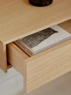New Works Tana Wall Mounted Nightstand, oak fra><noscript><img width=