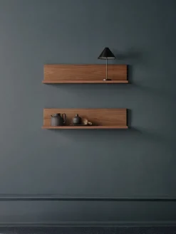 New Works Tana Wall Shelf, walnut fra><noscript><img width=