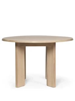 Ferm Living Tarn Dining Table 115, white oiled fra> Spiseborde