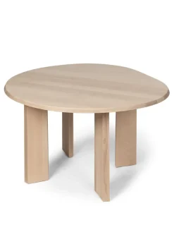 Ferm Living Tarn Dining Table 115, white oiled fra><noscript><img width=