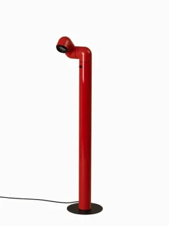 Santa & Cole Tatu Alta Gulvlampe, pure red fra Santa and Cole> Gulvlamper|Spots