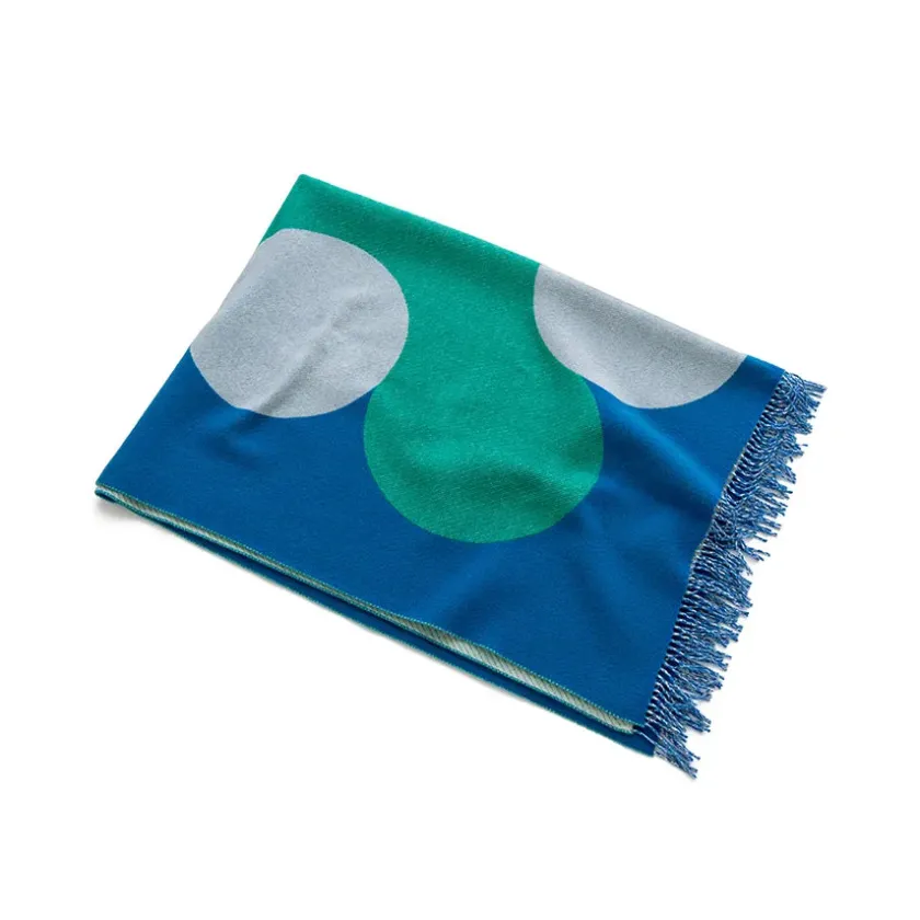 raawii Teenagers from Mars Plaid, white/blue/leaf fra> Puder Og Plaider