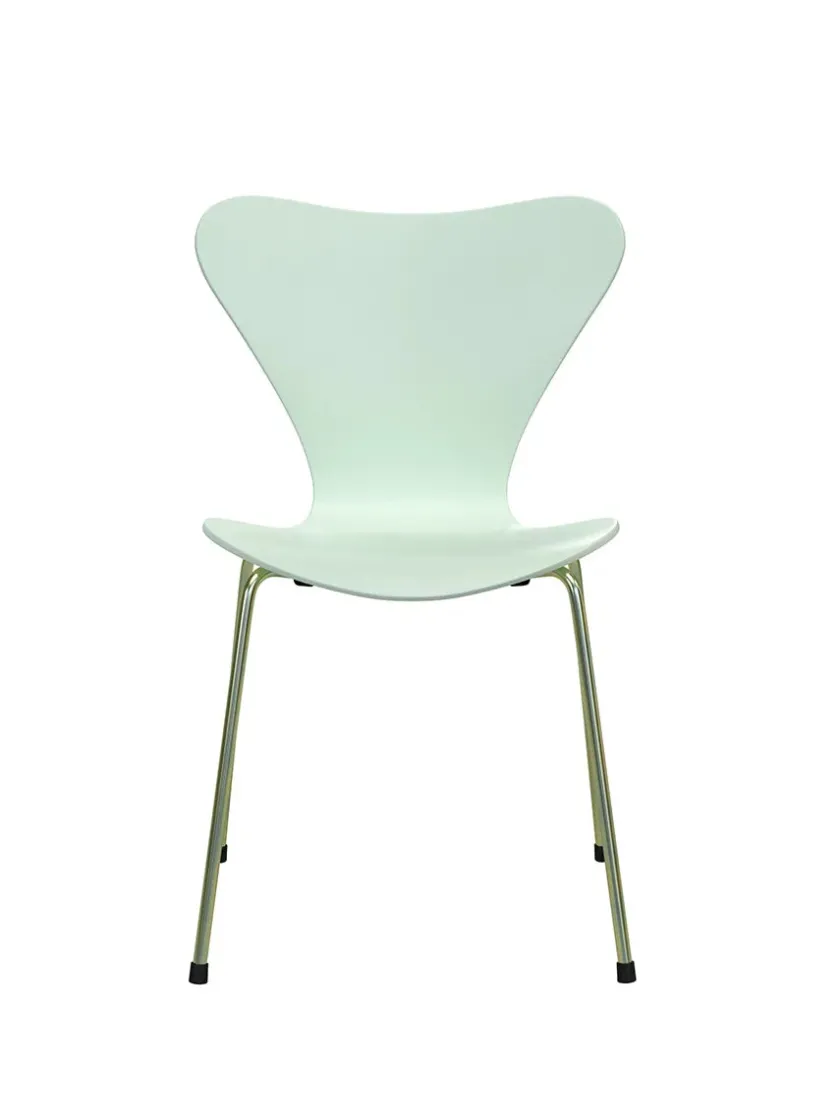 Fritz Hansen 70th Anniversary Edition 3107 Spisebordsstol, 7:14 AM Blue af Arne Jacobsen> Spisebordsstole