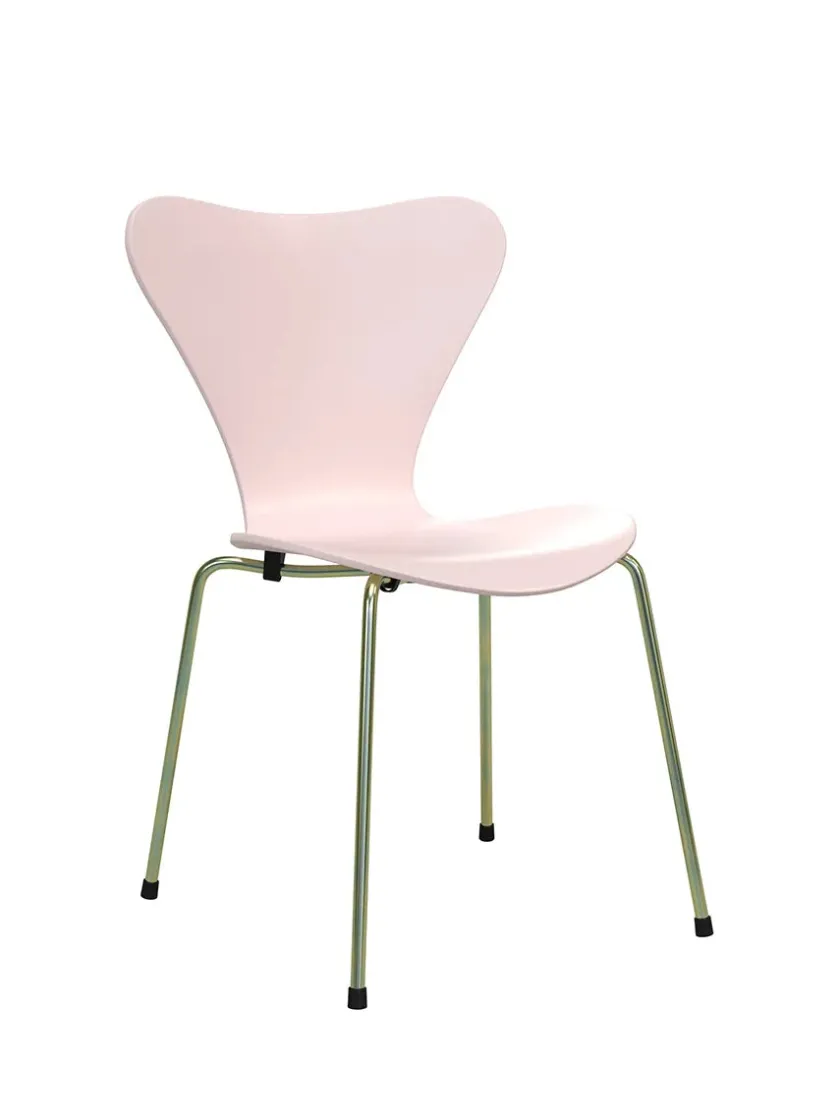 Fritz Hansen 70th Anniversary Edition 3107 Spisebordsstol, 7:14 AM Pink af Arne Jacobsen> Spisebordsstole