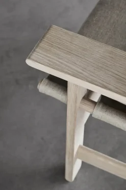 Fredericia Furniture The Canvas Chair, sortlakeret eg sort canvas af Børge Mogensen><noscript><img width=