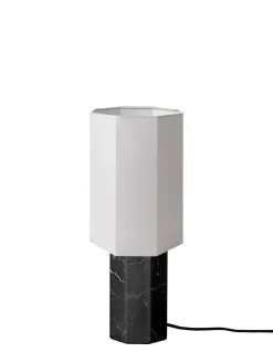 Louise Roe The Eight Over Eight Lamp Small, beige travertine fra><noscript><img width=