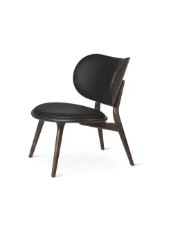Mater The Lounge Chair, mat lakeret eg med naturfarvet læder fra><noscript><img width=