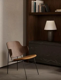 Audo Copenhagen The Penguin Lounge Chair, Læder fra> Lænestole