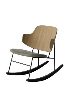 Audo Copenhagen The Penguin Rocking Chair, Læder fra><noscript><img width=