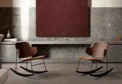 Audo Copenhagen The Penguin Rocking Chair, Læder fra><noscript><img width=