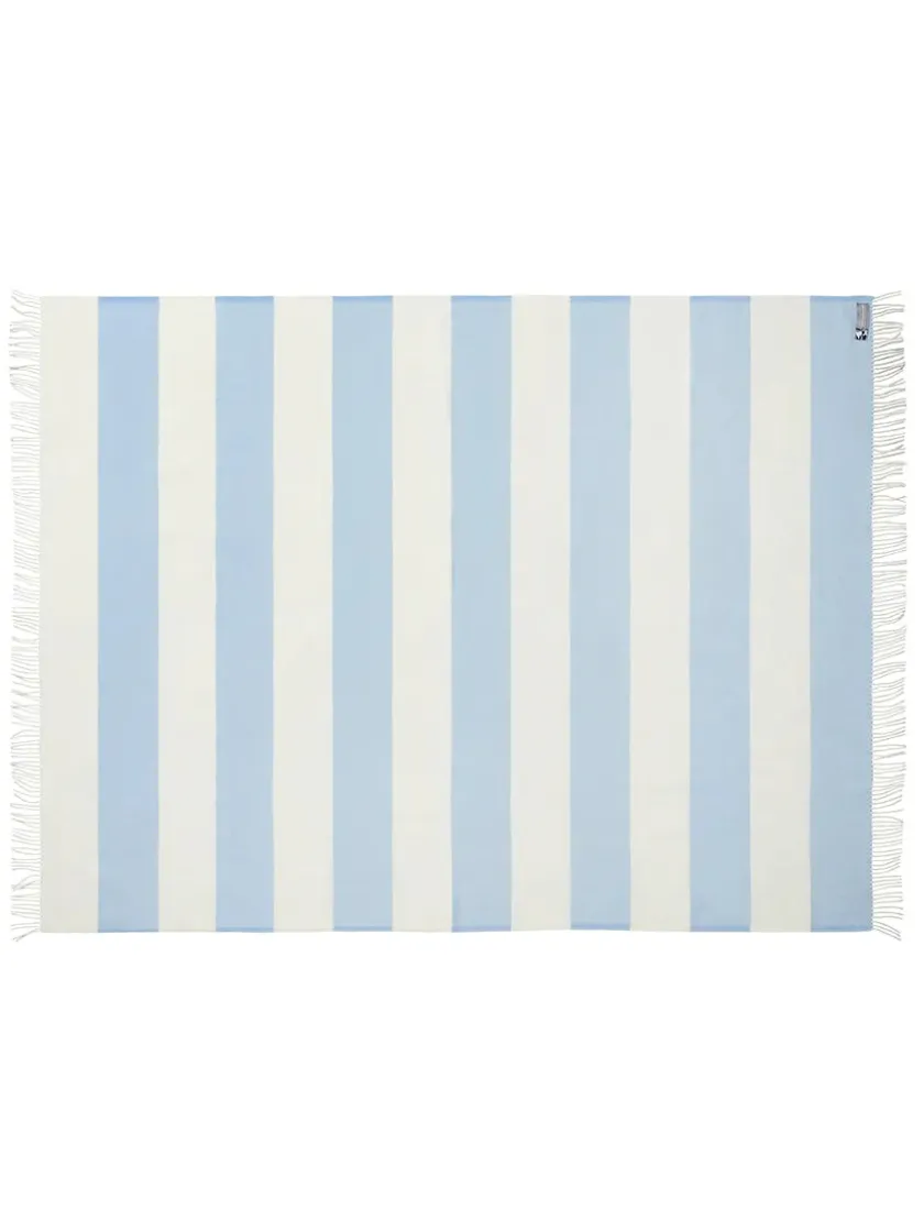 Silkeborg Uldspinderi The Sweater Plaid, cobalt fra> Puder Og Plaider