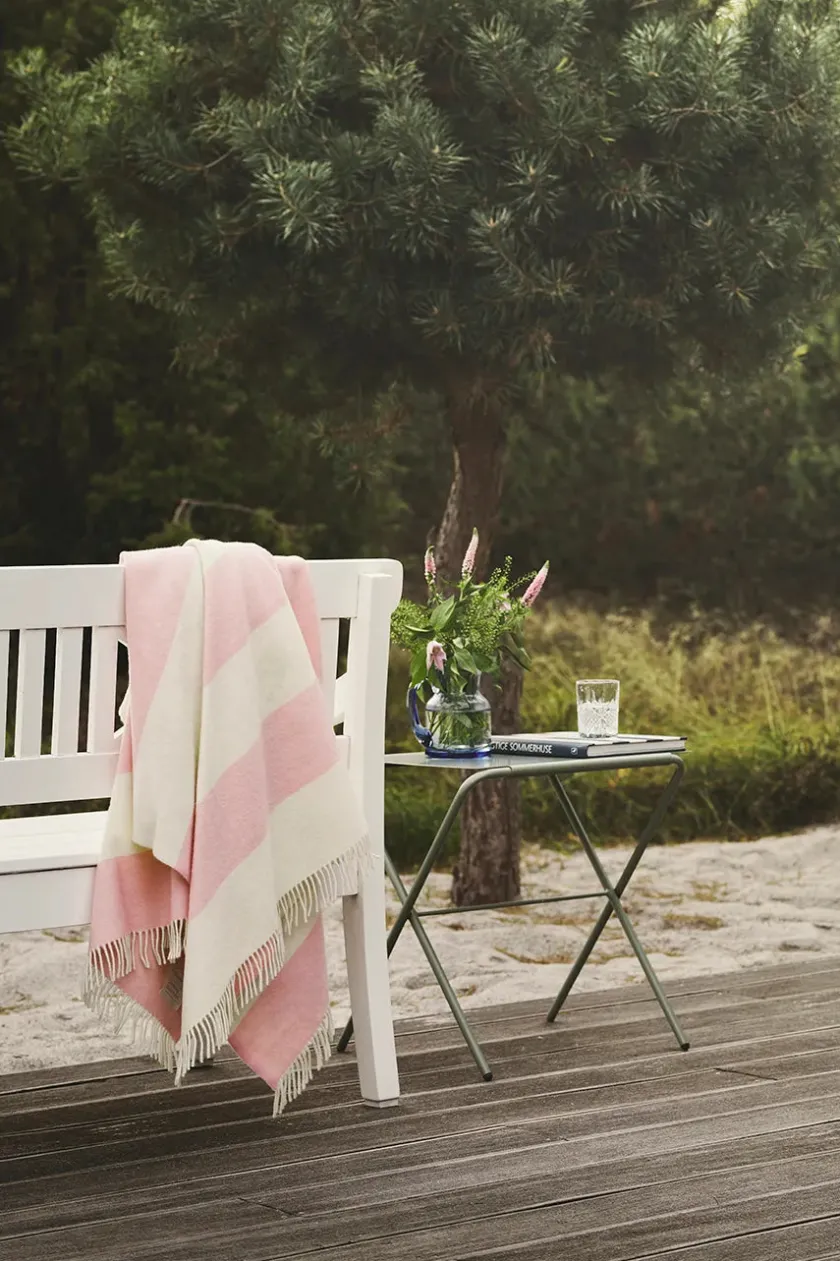 Silkeborg Uldspinderi The Sweater Plaid, cobalt fra> Puder Og Plaider