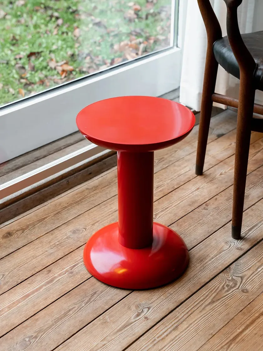 raawii Thing Sidebord/Skammel, carmine red fra> Skamler