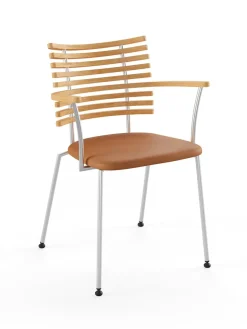 Naver Collection Tiger Armstol, cognac læder fra><noscript><img width=