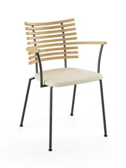 Naver Collection Tiger Armstol, creme læder fra><noscript><img width=