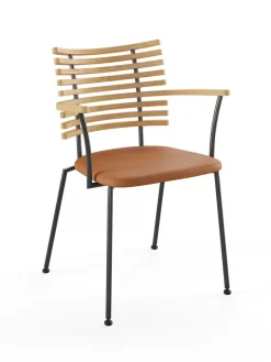 Naver Collection Tiger Armstol, creme læder fra><noscript><img width=