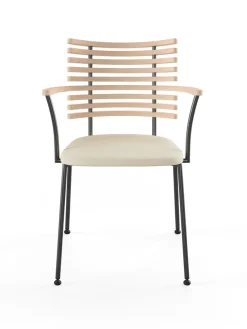 Naver Collection Tiger Armstol, sort læder fra><noscript><img width=