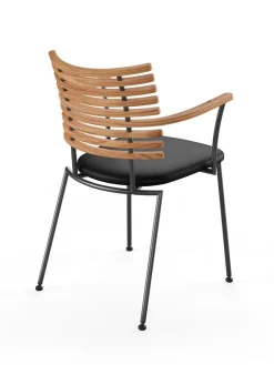 Naver Collection Tiger Armstol, sort læder fra><noscript><img width=