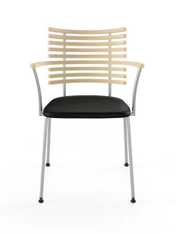 Naver Collection Tiger Armstol, sort læder fra><noscript><img width=