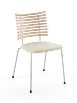 Naver Collection Tiger Stol, creme læder fra><noscript><img width=