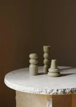 Ferm Living Torno Candles Sand, Set of 3 fra><noscript><img width=