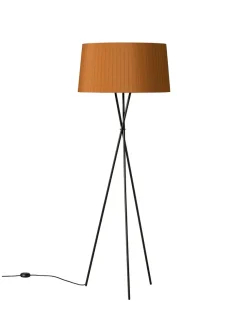 Santa & Cole Tripode Gulvlampe fra Santa and Cole, mustard (G5)> Gulvlamper|Spots
