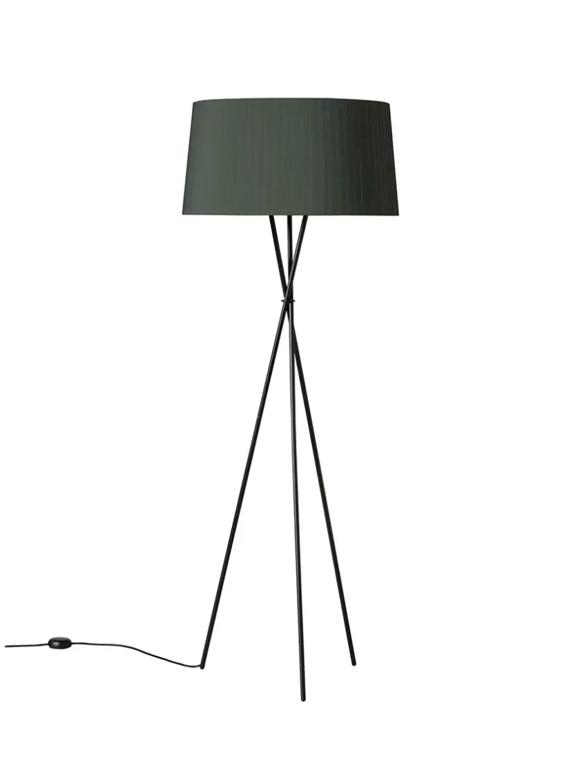 Santa & Cole Tripode Gulvlampe fra Santa and Cole, mustard (G5)> Gulvlamper|Spots